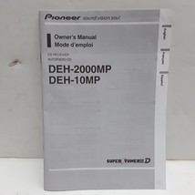 Pioneer owner's manual DEH-2000MP  DEH-10MP - $14.84