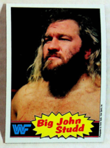 1985 Topps WWF Big John Studd Wrestling Card #12 - Near Mint - £3.13 GBP