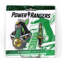 Power Rangers Dragonzord Luxury Enamel Pin Set Figure Official Lineage S... - $49.75