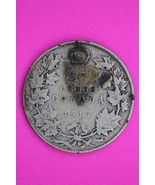 1917 Canada Silver Half Dollar Scarce Semi Key Date Coin .800 Fine Silve... - $28.61 CAD