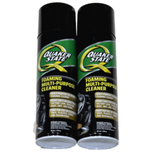 2 Pack Quaker State Foaming Multi Purpose Cleaner Interior Factory Look ... - £22.50 GBP