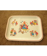 Vintage Little Red Ring Hood Metal Tray 14 x 10 - £25.87 GBP