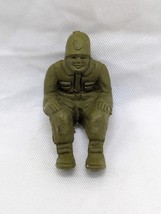 Vintage 1960s Seated Army Driver Toy Soldier 1 1/4&quot; - $14.84