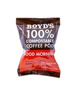 Boyd's Single Serve Coffee, 80 Compostable Single Pods (Good Morning) - $84.99