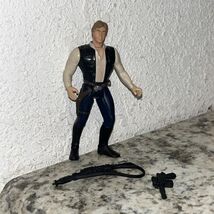 Han Solo Action Figure Star Wars The Power of the Force Kenner 1996 Weapons - $4.80