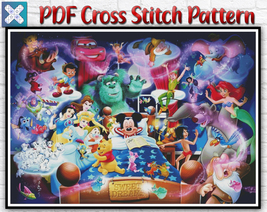 Disney Mickey Mouse Sweet Dream Large Counted Cross Stitch Pattern Needlework - £2.75 GBP