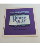 Vintage Art Linkletters House Party Game  Special Games Booklet 1968 - $190.55 MXN