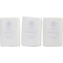 YARDLEY ENGLISH LAVENDER by Yardley LUXURY SOAPS 3x3.5 OZ EACH - $14.00