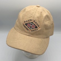 LL Bean Bros Baseball Trademark Embroidered Hat Leather Strapback Cotton... - $74.24