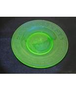 Hazel Atlas Cloverleaf Green Uranium Depression Glass 8” Salad Plate CHI... - $13.45 CAD
