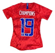 Alex Morgan Signé 2019/20 Nike USA Femmes Champions S Football Jersey Bas - £189.69 GBP