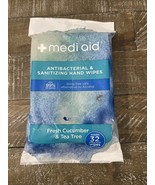 Medi Aid Antibacterial And Sanitizing Hand Wipes - $202.59 MXN