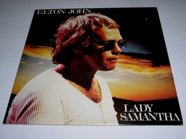 Elton John Lady Samantha UK Import Record Album Vinyl Vintage 1980 DJM 22085 - £23.59 GBP