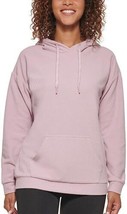 Marc New York Womens Activewear Cozy Ribbed Hooded Sweater Color Mauve Size L - £27.63 GBP
