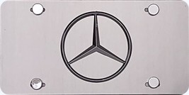Mercedes Benz  3d chrome star  License Plate  &amp; Protective Plate Lens - £35.41 GBP