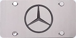 Mercedes Benz  3d chrome star  License Plate  &amp; Protective Plate Lens - £35.20 GBP