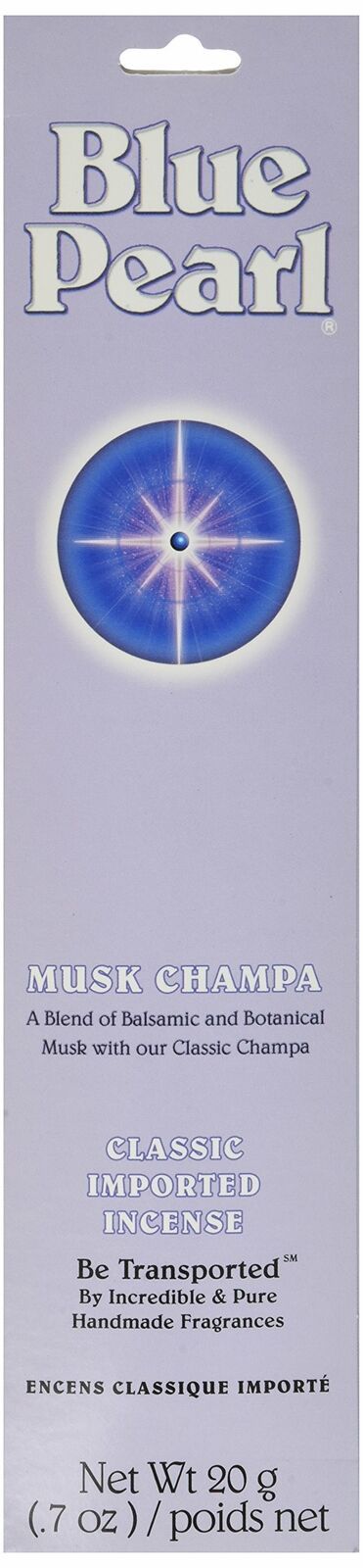 Blue Pearl Classic Fragrance Incense, Musk Champa, 20 Gram - $7.94