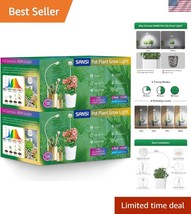 4-Pack Dimmable Indoor Grow Lights with Auto Timer - Perfect for Small P... - $78.49