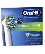 Oral B Replacement Electric Brush Heads Floss ActionX 10 Pack - $23.36