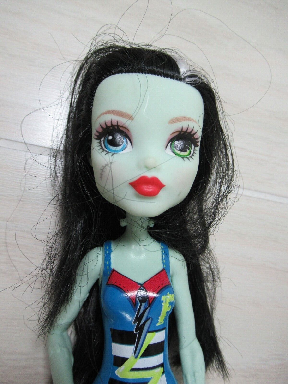 Primary image for Monster High Frankie Stein Doll Bathing Swim Suit Mattel 