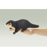 Mini River Otter Finger Puppet - Folkmanis (2684) - $169.11 MXN