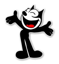 Felix the Cat &quot;Open Arms&quot; Precision Cut Decal - £3.09 GBP+