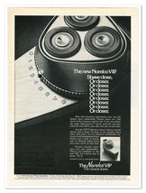 Print Ad Norelco VIP Shaver The Closest Shave Vintage 1972 Advertisement - £7.62 GBP