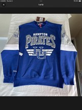 Mitchell &amp; Ness Hampton Pirates NCAA Men&#39;s Pullover Sweatshirt Size  XS New - $58.41