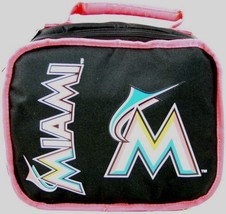 Miami Marlins Insulated Sacked Style Lunch Bag Measures 10 x 8 x 3 inches - £9.88 GBP