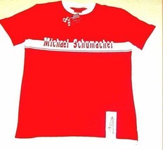 Michael Schumacher T-SHIRT Mit Schriften &amp; Logo ROT/WEISS GR.S- Small , Neu - £32.60 GBP