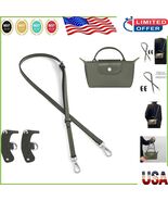 Convertible Dark Green Leather Strap for Longchamp Mini Bags - Easy Install - $75.52 CAD