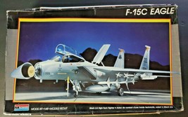 Vintage 1987 Monogram Model Kit #5823 F-15C Eagle 1/48 Scale NOS U146 - £30.80 GBP