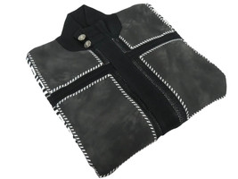 Men's Fancy European Sweater Jacket By Silversilk Fashionable 11012 Black image 2