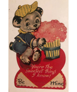 Vintage 1950s Valentines You’re The Sweatest Thing I Know Be Mine Box2 - £5.23 GBP