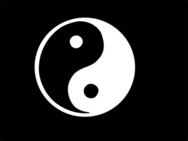 YIN YANG Taoism Eastern Vinyl Decal Car Wall Laptop Sticker CHOOSE SIZE ... - $2.81+