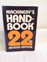 Machinerys Handbook 22nd Revised Edition By Industrial Press Inc. Hardco... - $321.89 MXN