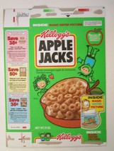 1989 Mt Cereal Box Kellogg&#39;s Apple Jacks Garfield &amp; Odie [Y156k4] - £53.84 GBP