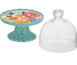 Pioneer Woman ~ FLEA MARKET ~ Ceramic ~ Cupcake Stand ~ Scalloped Edges - $70.32 CAD