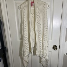 Anthropologie Charlotte Tarantola Women&#39;s Cardigan Vest Angora Blend Sz ... - $60.78