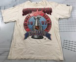 Vintage Detroit Red Wings T Shirt Youth Extra Large White Stanley Cup 1997 - £18.18 GBP