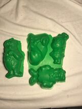 Vintage 1987 Flintstones Jello Molds Fred Barney Pepples Dino - $12.00
