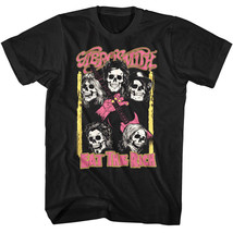 Aerosmith Eat the Rich Devilish Men&#39;s T Shirt Skulls Rock Band Album Concert - £21.17 GBP+