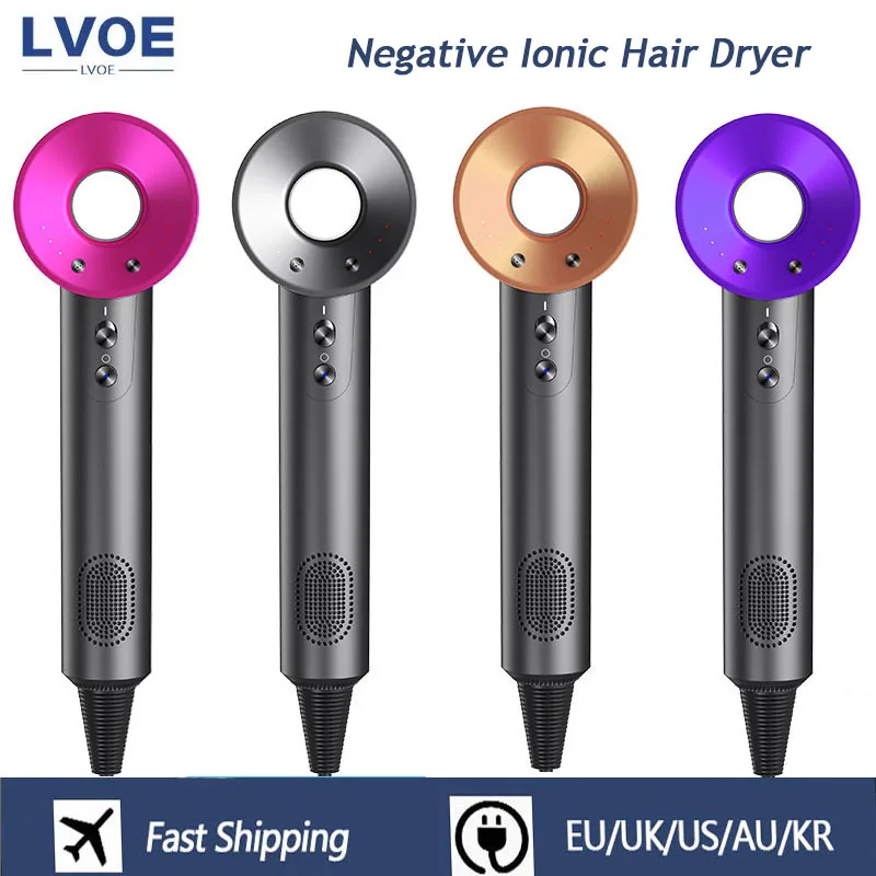 High speed hair dryer 5 attachments household hairdryers constant temperature hair thumb155 crop