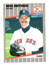 1989 Fleer #100 Mike Smithson Boston Red Sox - $1.60