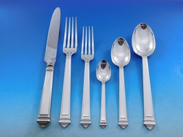 Legend by Fortunoff Italy Sterling Silver Flatware Set 12 Service Dinner 76 pcs - £5,752.16 GBP