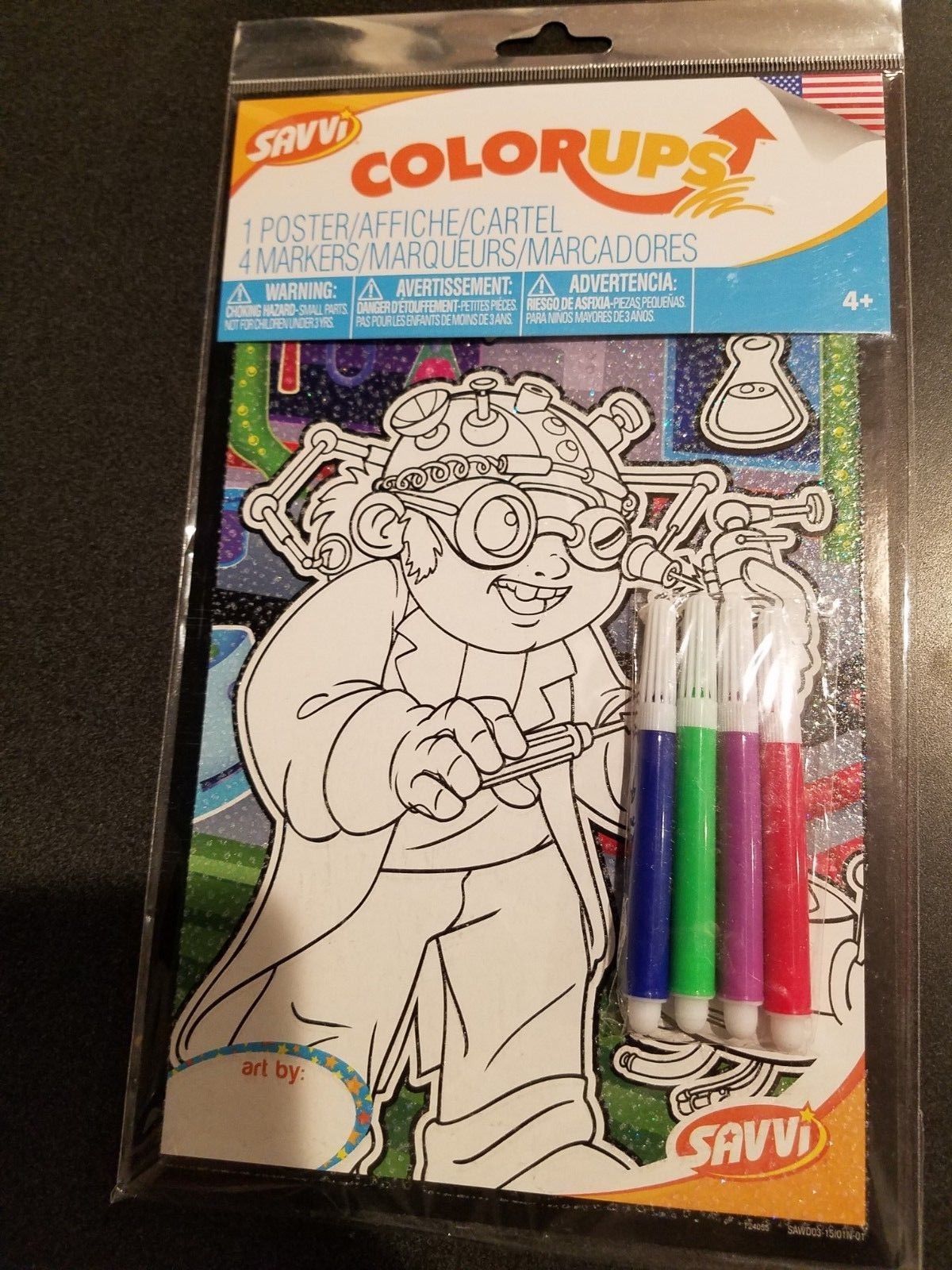 Wacky Dr. Dax Colorups + 4 Markers New - $4.94