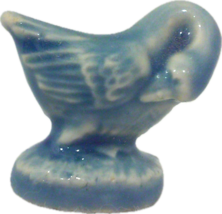 Wade England Whimsies Miniature Blue Swan Figurine, Rose Tea - $19.00