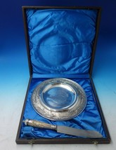 Judaica by Gorham Sterling Silver Challah Set 2pc Fitted Box #20 Date 18... - $4,945.05