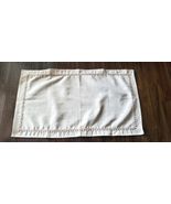 Set 4 of  embroidered Place Mats Beige w/ Cutwork Border  Sunday lunch d... - $421.54 MXN