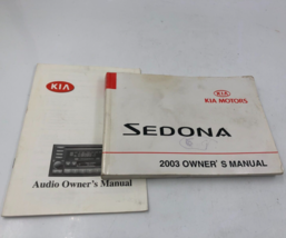 2003 Kia Sedona Owners Manual Handbook Set OEM E02B27019 - $26.99